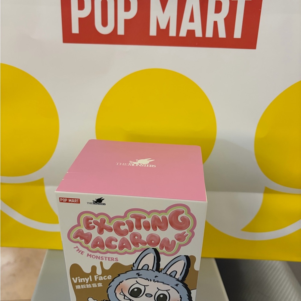 Pop Mart The Monsters Exciting Macaron Stuffed Animal - Pink
